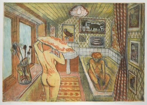 Lot 613 - Richard Bawden RWS, NEAC, RE (1936-)