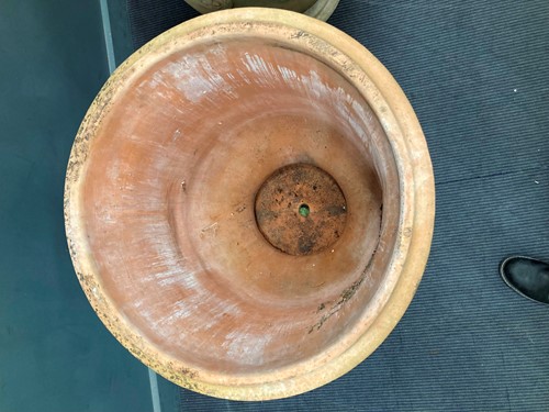 Lot 674 - A pair of large terracotta planters by Italian Terrace