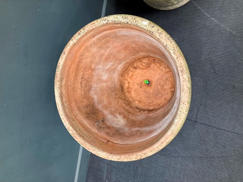 Lot 676 - A pair of large terracotta planters by Italian Terrace