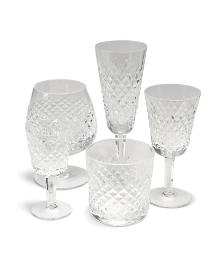 Lot 358 - A part suite of Waterford Alana crystal glassware