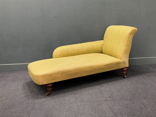 Lot 357 - A Victorian chaise longue with modern Colfax...