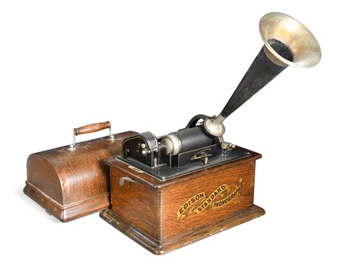 Lot 652 - An Edison Standard cylinder phonograph