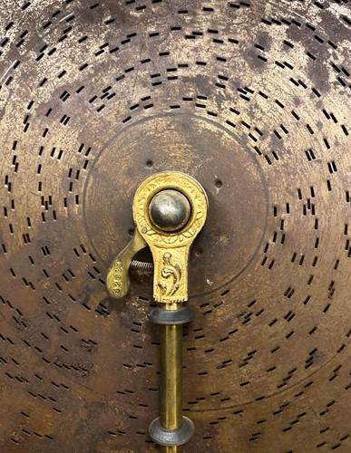 Lot 653 - A Victorian Polyphon floor-standing upright disc musical box