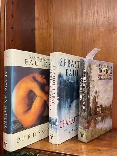Lot 455 - FAULKS (Sebastian) Three signed first editions