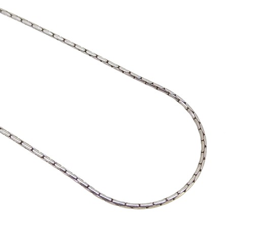 Lot 258 - An 18ct white gold chain