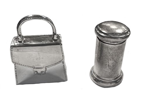 Lot 429 - Two 20th century novelty pill boxes, marks of Tiffany & Co. and Asprey & Co.