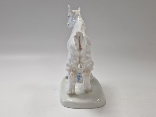 Lot 359 - A Meissen porcelain model of a goat, early 20th century