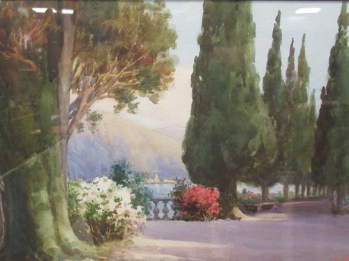 Lot 217 - Four ealy 20th century watercolours of Italian...