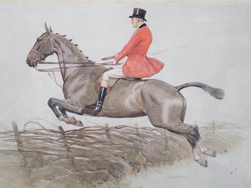 Lot 247 - Four Cecil Aldin hunting prints Plate: 35cm x...