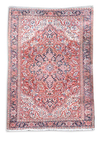 Lot 404 - A Heriz carpet