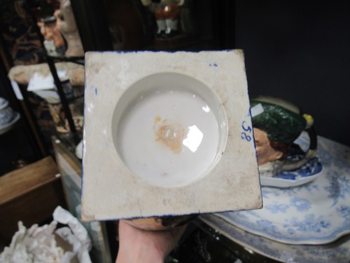 Lot 64 - A pratt ware type dessert service and other...