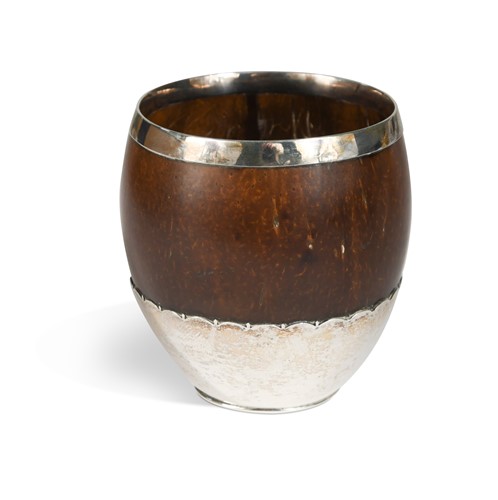 Lot 420 - A 19th century Scottish silver mounted coconut bowl