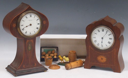Lot 35 - An Edwardian Art Nouveau style mahogany...