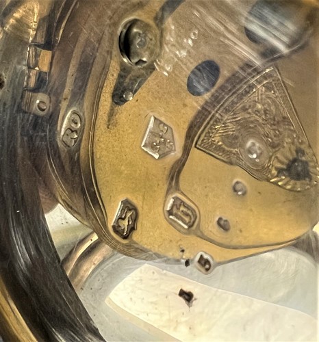 Lot 304 - Joah. Tyas, Scissett, Huddersfield - A late 19th century silver open faced pocket watch with chain
