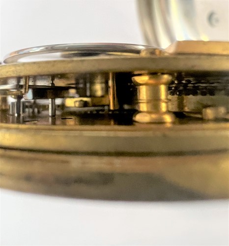 Lot 304 - Joah. Tyas, Scissett, Huddersfield - A late 19th century silver open faced pocket watch with chain