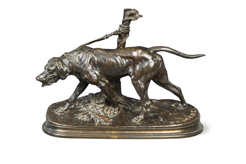 Lot 629 - After Pierre-Jules Mêne (1810-1879), Chien Limiere