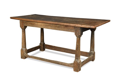 Lot 317 - An oak refectory table, late 17th century