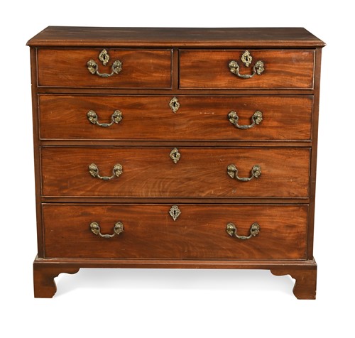 Lot 490 - A George III mahogany chest of drawers