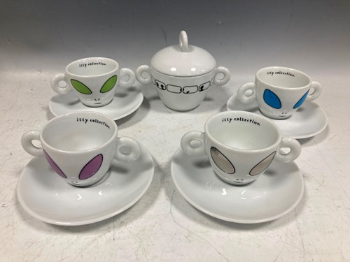 Lot 166 - David Byrne for Illy Coffee, a set of four...