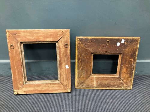 Lot 314 - Two 19th century gilt picture frames, one with...