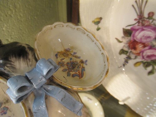 Lot 1 - A pair of Meissen Marcolini period models of...