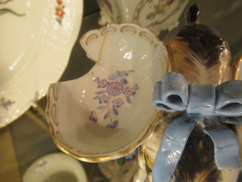 Lot 1 - A pair of Meissen Marcolini period models of...