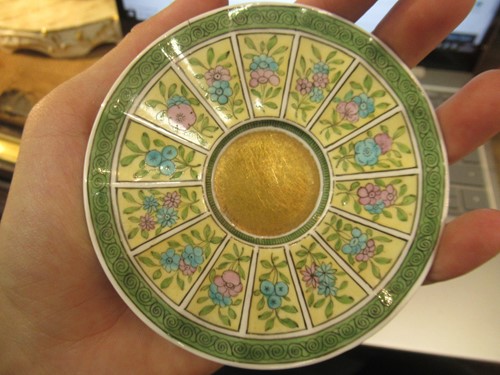 Lot 4 - A 19th century Spode cabinet cup and saucer,...