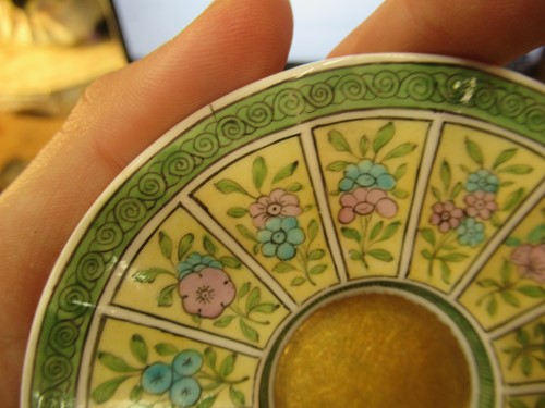 Lot 4 - A 19th century Spode cabinet cup and saucer,...