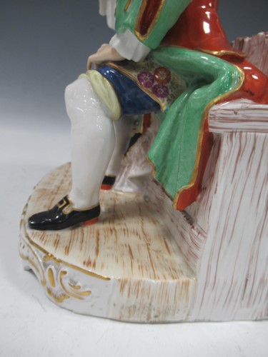 Lot 6 - A large Sampson porcelain figure group, after...
