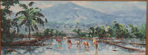 Lot 376 - Thailand School, 20th century, Rice planters...