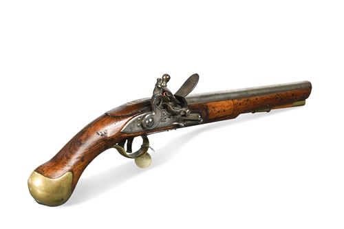 Lot 439 - A George III Tower Long Sea Service flintlock belt pistol