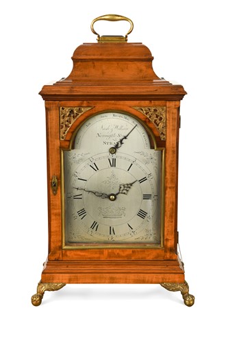 Lot 479 - A George III musical table clock signed 'Nash & Willson, Newcastle Street, Strand'