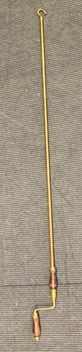 Lot 536 - A shop keepers awning winder 160cm long
