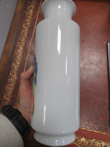 Lot 18 - A Chinese porcelain 'fisherman' vase, dated...