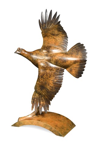 Lot 306 - Ian Greensitt (born 1971), Grouse in flight