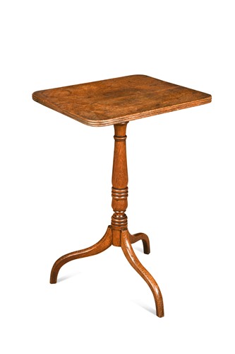 Lot 531 - A Regency oak tripod table