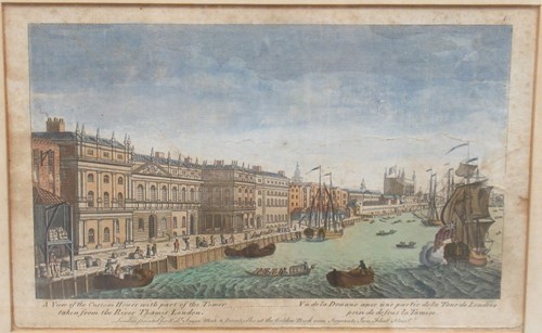 Lot 264 - A set of three 18th century hand-coloured...