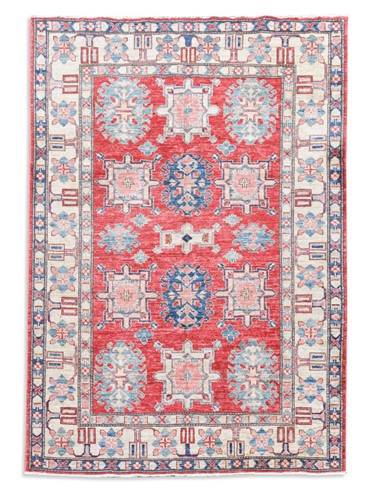Lot 647 - A hand-knotted Caucasian style rug, late 20th century