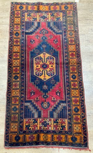 Lot 556 - A Karabagh rug 221 x 111cm