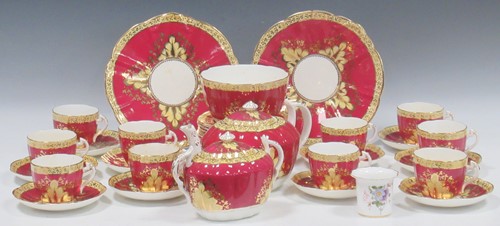 Lot 67 - A collection of various bone china tea and...