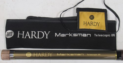 Lot 174 - A modern Hardy Bros. 8ft telescopic landing...