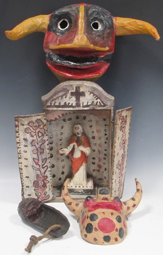 Lot 82 - Two Venezuelan Corpus Christi horned devil...