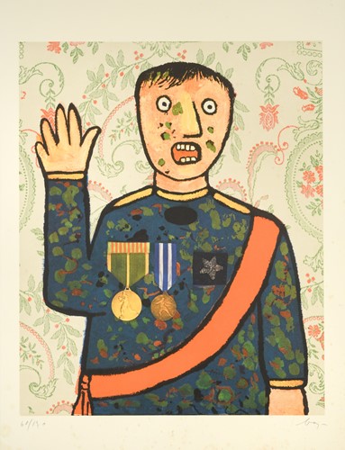Lot 654 - Enrico Baj (1924-2003)