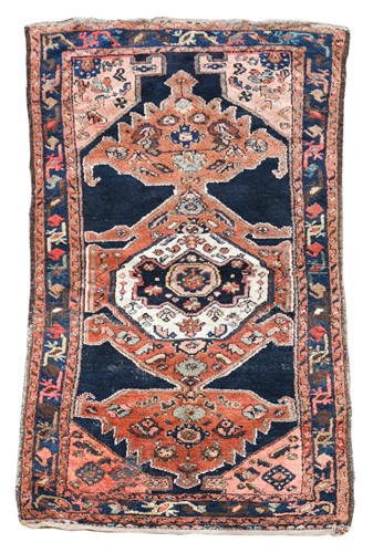 Lot 397 - A kurdish tribal rug, circa 1920