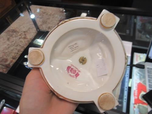 Lot 64 - A pair of Sevres style porcelain vases and...