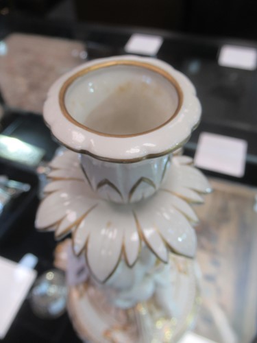 Lot 64 - A pair of Sevres style porcelain vases and...