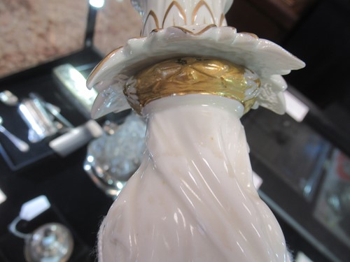 Lot 64 - A pair of Sevres style porcelain vases and...