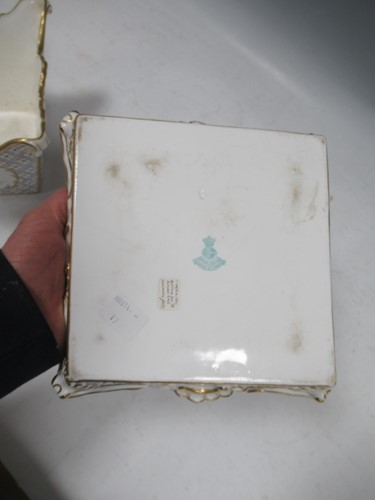 Lot 23 - A Mintons jardiniere and stand, of square...