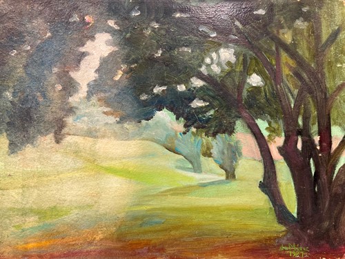 Lot 300 - Rosalie De Meric (1916-1999) small park,...