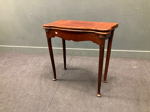 Lot 510 - A late Georgian mahogany games table 75 x 75 x...